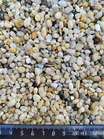 фото Галька крымская жемчужная фр. 3-5 мм. купить в Балашихе  в интернет-портале КАМЕНЬ КЛУБ