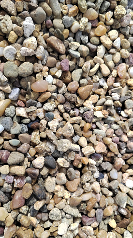 Kamenclub.ru: Галька окат (серо-желтая) фр.5-10 мм. купить  в Балашихе галька речная рыжий, желтый, рыжий, серо-желтый речная окатанная галька декоративная 5000 руб/т   фото КАМЕНЬ КЛУБ