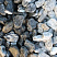 Kamenclub.ru: Щебень галтованный черный (мрамор) фр. 50-100 мм.  купить в Балашихе мрамор черный с белыми прожилками щебень ландшафтный мраморный 15000 руб/т   фото КАМЕНЬ КЛУБ