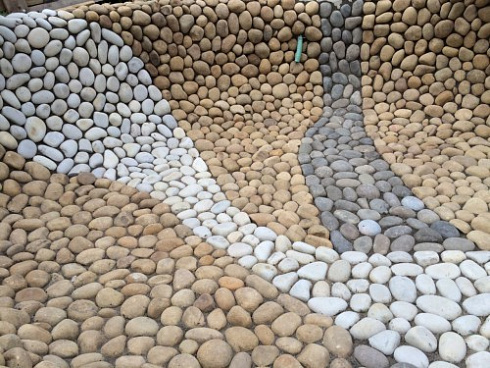 Kamenclub.ru: Песчаник ядра, фр. 100-300 мм  купить в Балашихе песчаник бежевый серый рыжий речная галька 5 000 руб/т   фото КАМЕНЬ КЛУБ