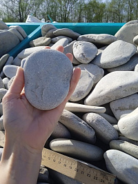 Галька черноморская фр. 100-150 мм.  купить в Балашихе фото Камень Клуб