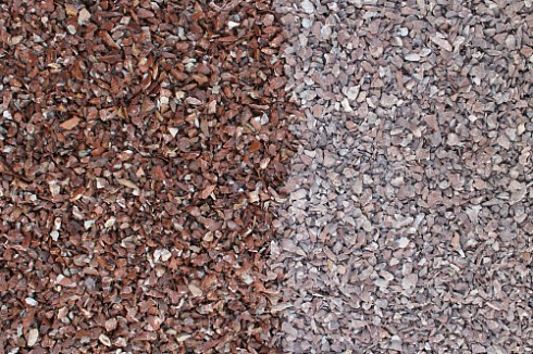 Kamenclub.ru: Мраморная крошка (щебень крошка розовый) фр. 5-10 мм.  купить в Балашихе мрамор розовый, красный щебень колотый ландшафтный декоративный  11000 руб/т   фото КАМЕНЬ КЛУБ