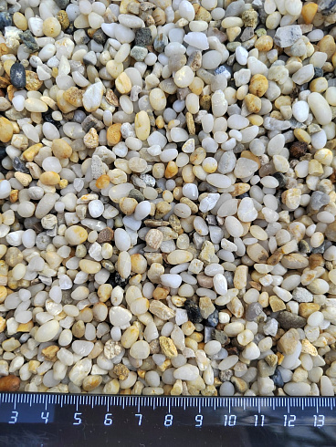 фото Галька крымская жемчужная фр. 3-5 мм. купить в Балашихе  в интернет-портале КАМЕНЬ КЛУБ
