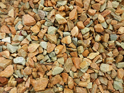 Kamenclub.ru: Щебень крошка желтый (ЗЛАТОЛИТ) фр. 3-5 мм.  купить в Балашихе златолит золотистый, бежевый, желтый мрамор 12 000 руб/т   фото КАМЕНЬ КЛУБ