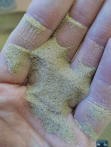 Кварцевый песок для площадок фр. 0,1-0,5 мм.  купить в Балашихе фото Камень Клуб