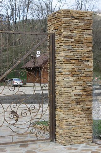 Kamenclub.ru: Песчаник (хворост) art PSG-5-06  купить в Балашихе    1 900 руб/кв.м   фото КАМЕНЬ КЛУБ