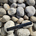 Kamenclub.ru: Галька речная окат (серо-белая) фр. 70-120 мм купить  в Балашихе галька галечник бело-серая, серо-белая, серая, белая речная природная галька  8000 руб/т   фото КАМЕНЬ КЛУБ