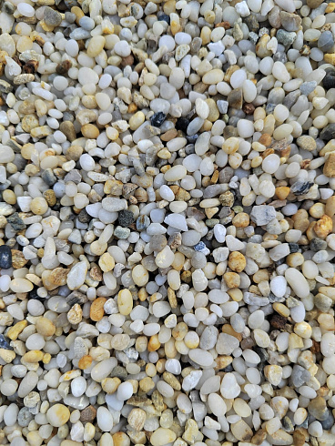 фото Галька крымская жемчужная фр. 3-5 мм. купить в Балашихе  в интернет-портале КАМЕНЬ КЛУБ