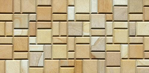 Kamenclub.ru: Песчаник (Римская кладка) art PSG-L-02  купить в Балашихе    3750 руб/кв.м   фото КАМЕНЬ КЛУБ