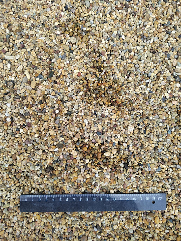 Галька речная окат (рыжая) фр.3-5 мм купить в Балашихе 