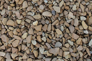 Kamenclub.ru: Щебень крошка желтый (песчаник) фр. 10-20 мм.  купить в Балашихе песчаник бежевый, серый, рыжий декоративный ландшафтный щебень колотый 9500 руб/т   фото КАМЕНЬ КЛУБ