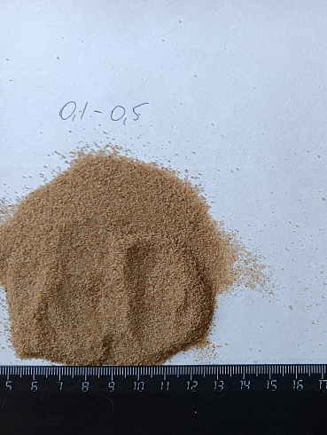 Кварцевый песок для площадок фр. 0,1-0,5 мм.  купить в Балашихе фото Камень Клуб