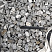 Kamenclub.ru: Щебень галтованный черный (мрамор) фр.40-70 мм.  купить в Балашихе мрамор черный с белыми прожилками, черный, белый щебень галтованный округлый 13500 руб/т   фото КАМЕНЬ КЛУБ