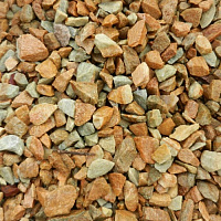 Kamenclub.ru: Щебень крошка желтый (ЗЛАТОЛИТ) фр. 10-20 мм.  купить в Балашихе златолит бежевый, золотистый, желтый каменная декоративная крошка щебня златолита 10800 руб/т   фото КАМЕНЬ КЛУБ